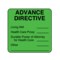 Nevs Advanced Directive 1-7/8" x 1-7/8" Flr Green w/Black N-6059 - alternate 1